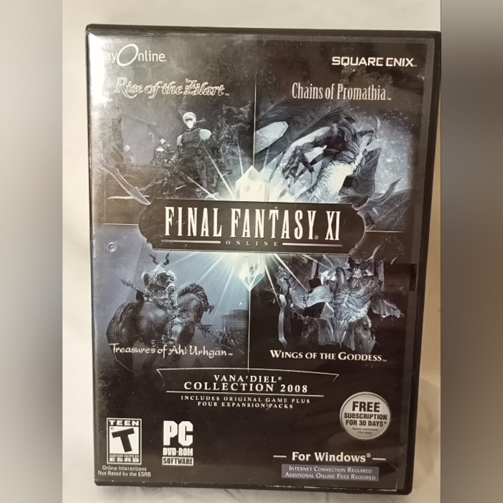 FINAL Fantasy XI online PC DVD-ROM